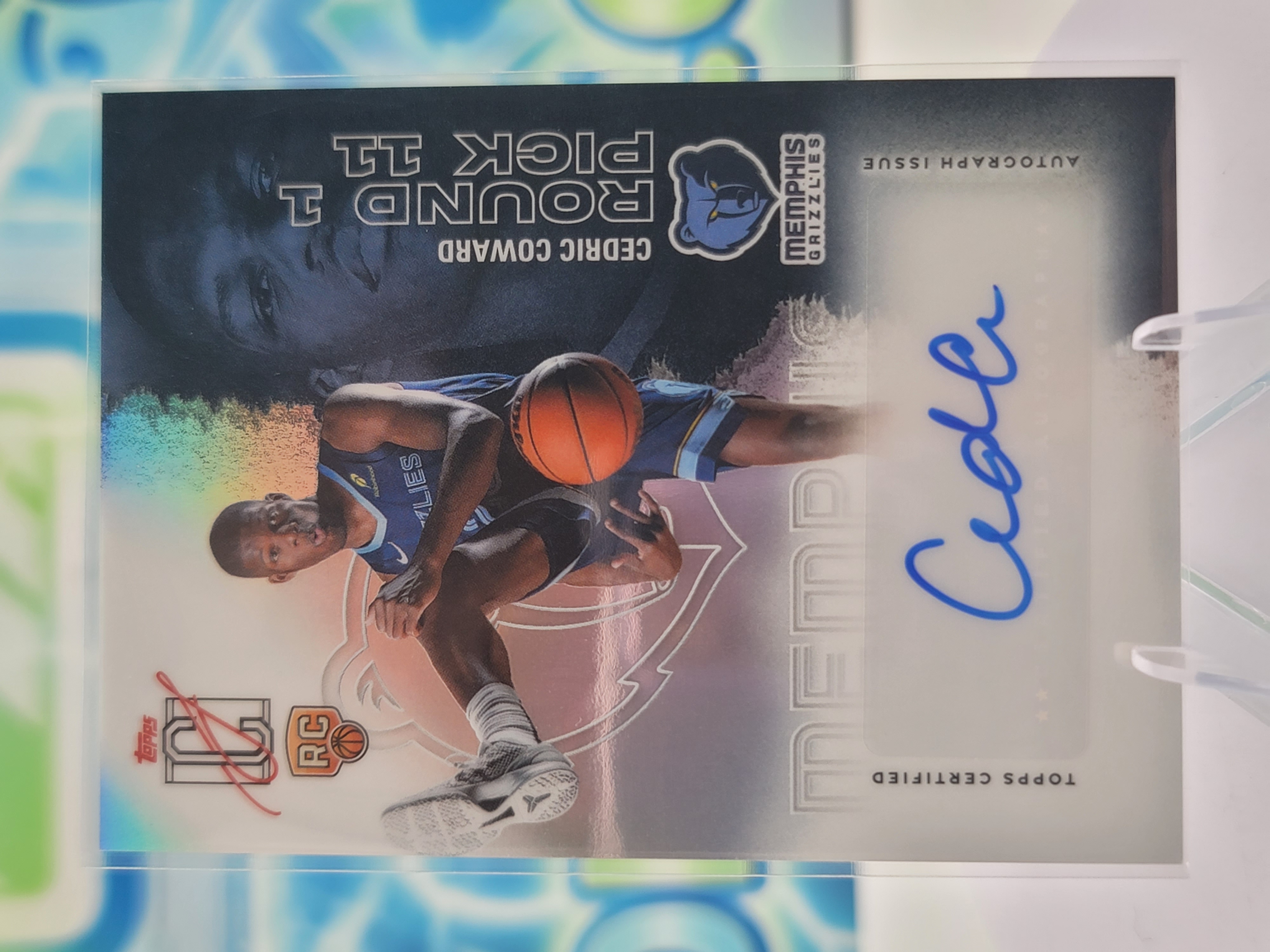 2026 Topps Signature Class Cedric Coward — 2026 Topps Signature Class Chrome Refractor Auto Cedric Coward Rookie Autograph