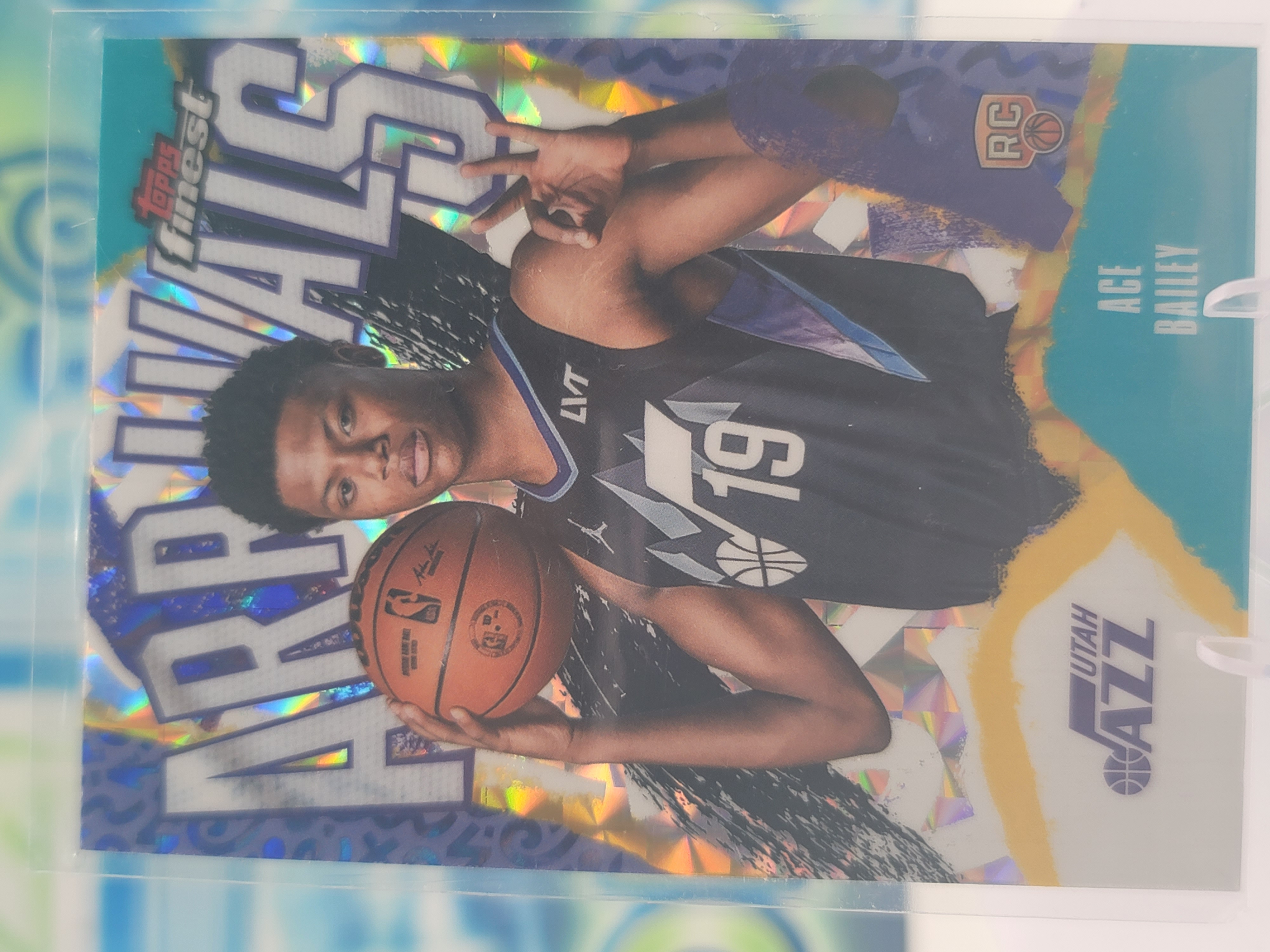 2026 Topps Topps Finest Ace Bailey — 2026 Topps Topps Finest Arrivals X-Fractor Ace Bailey Rookie
