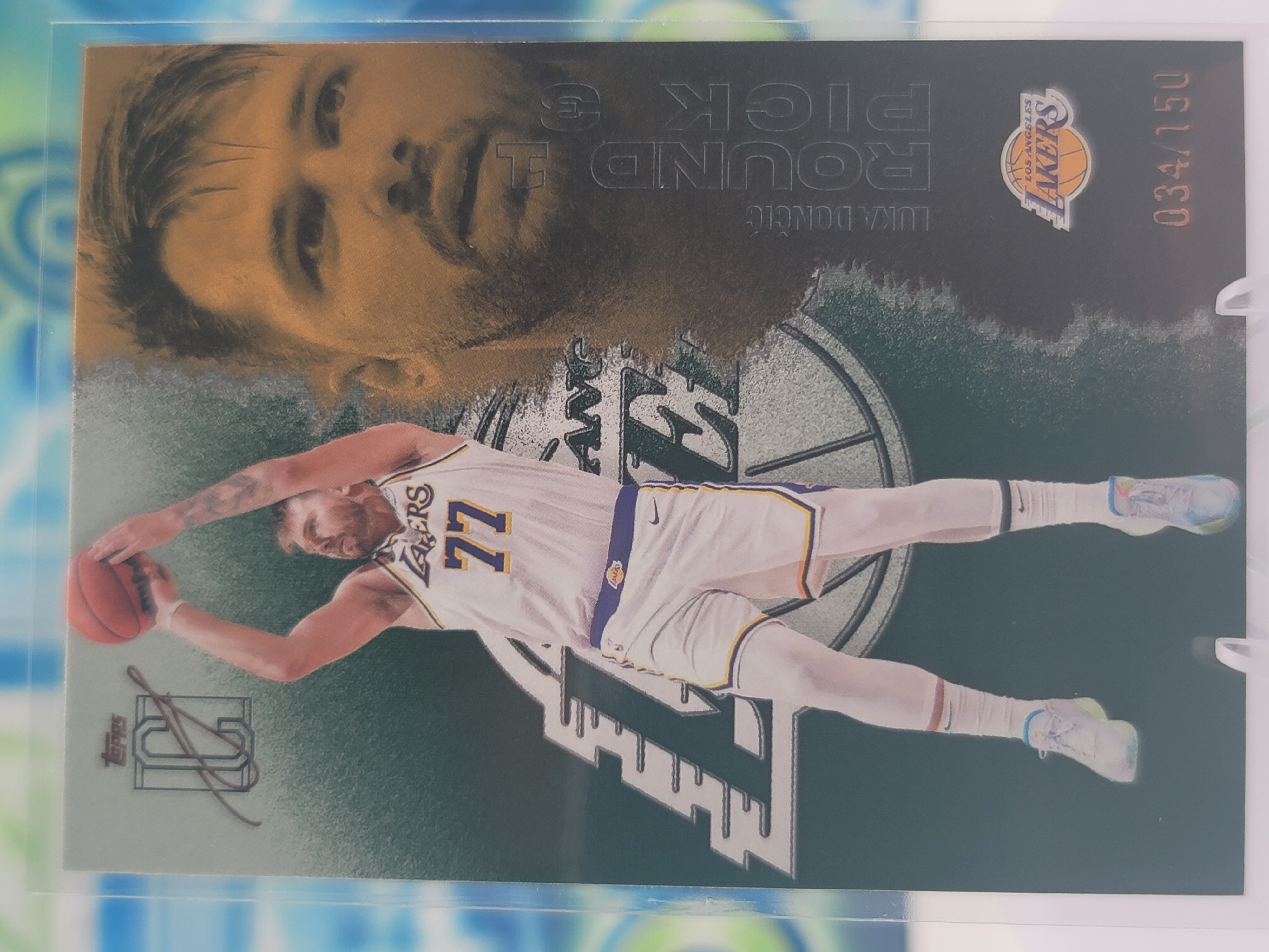 2026 Topps Signature Class Luka Doncic — 2026 Topps Signature Class Green Luka Doncic #34 of 150