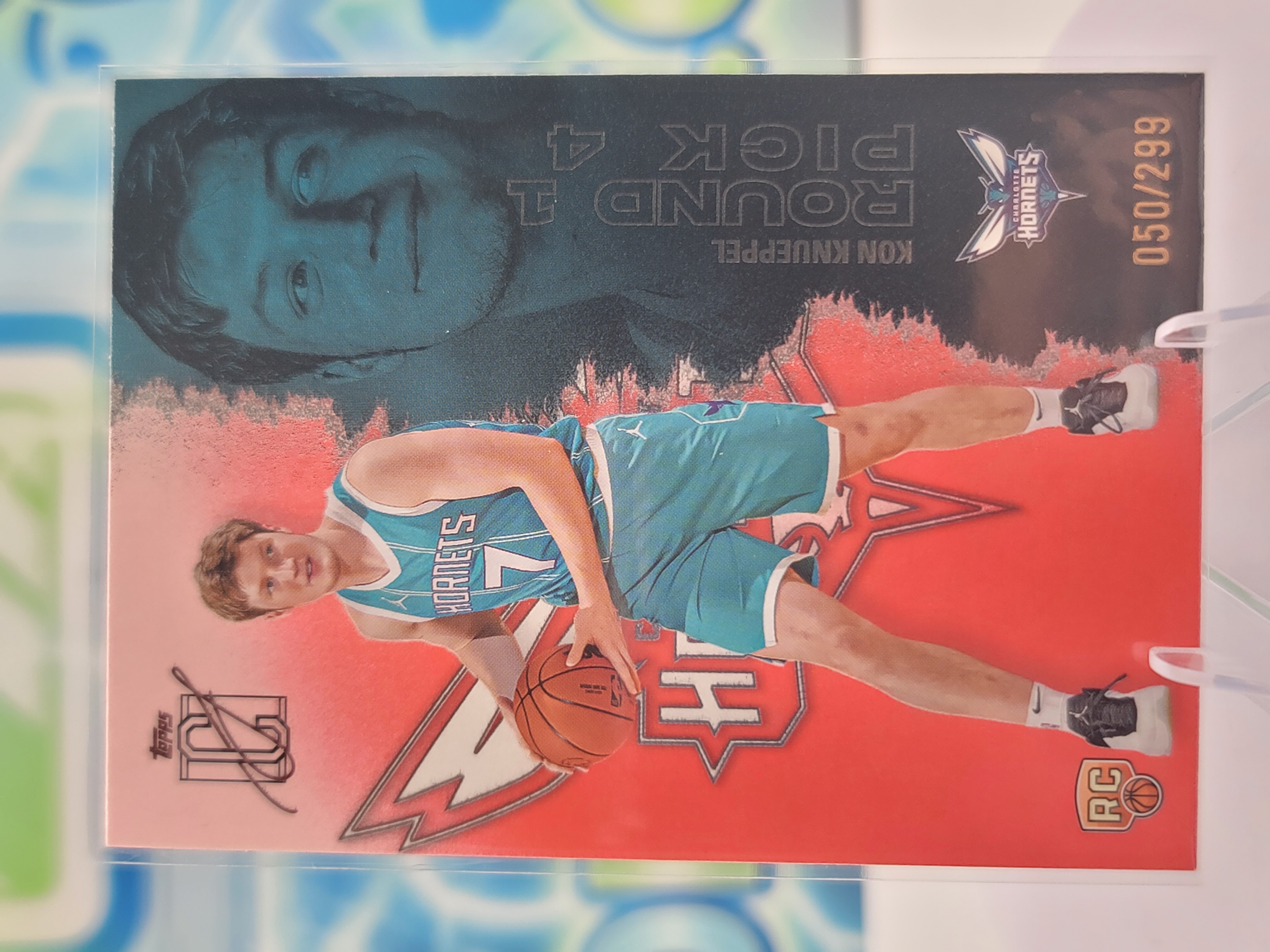 2026 Topps Signature Class Kon Knueppel — 2026 Topps Signature Class Coral Kon Knueppel Rookie #50 of 299