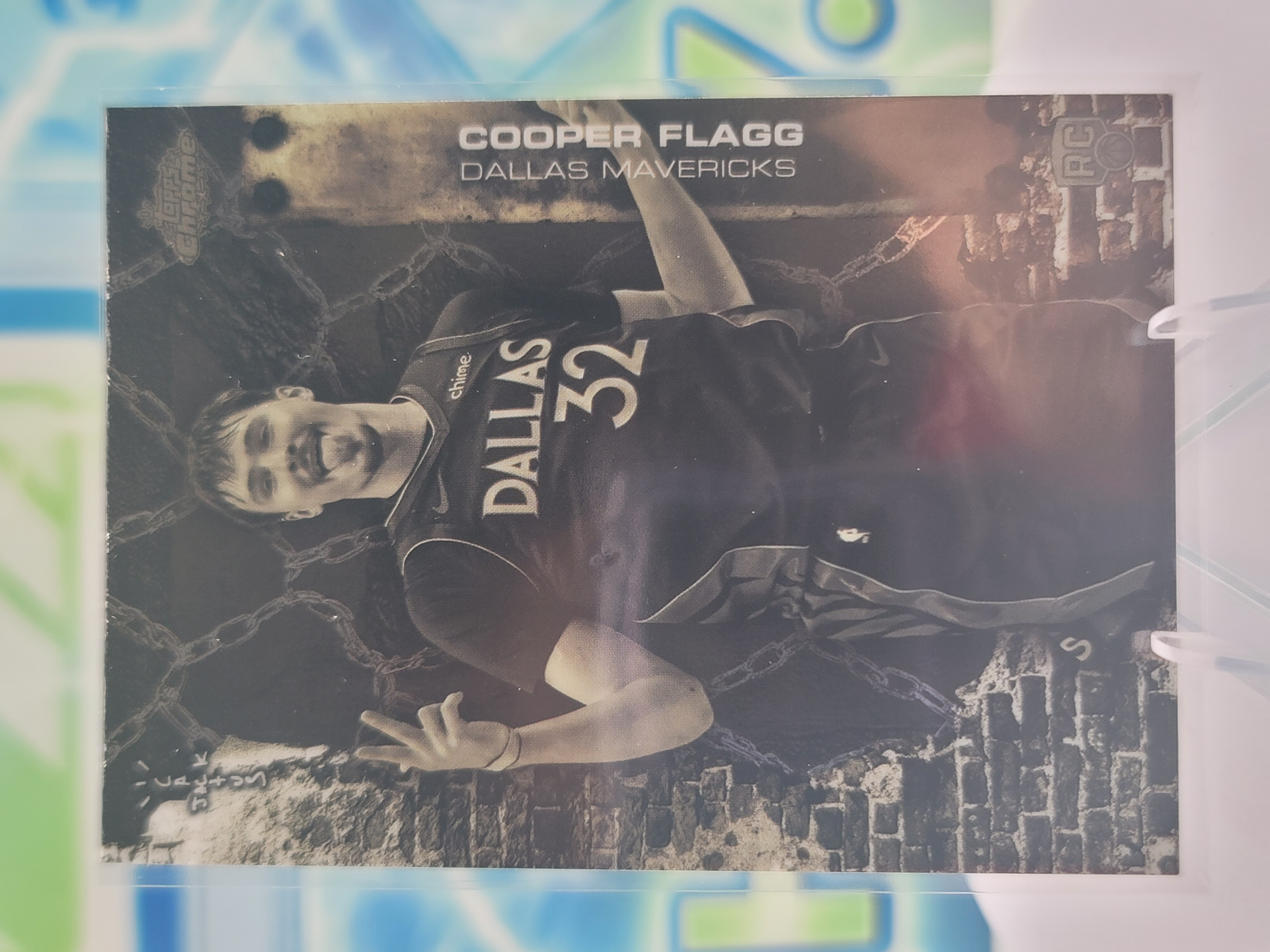 2026 Topps Chrome x Cactus Jack Cooper Flagg — 2026 Topps Chrome x Cactus Jack Jacked Up Purple Mini Diamond Cooper Flagg Rookie #9 of 75